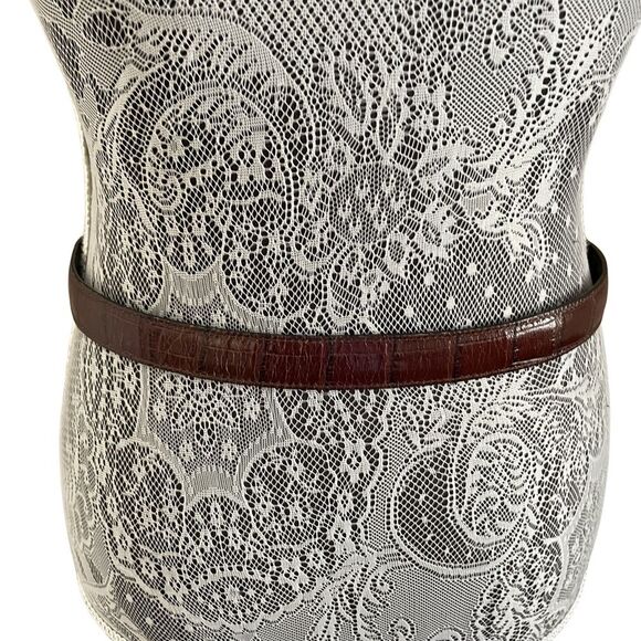 Az Tex Marcus Two Tone Reversible Western Leather Belt Size 32 main image 3